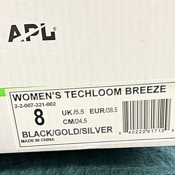 APL (Athletic Propulsion Lab) Breeze Mesh Black White Sneakers Running Shoes NEW - Picture 7 of 7
